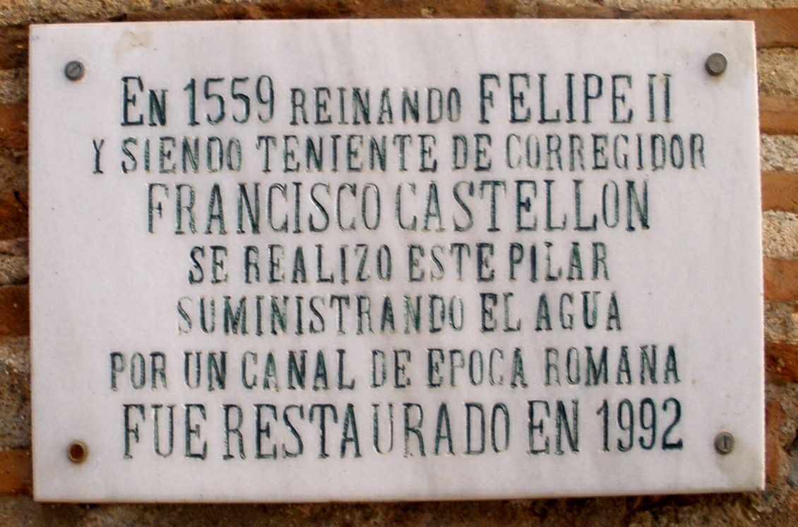 Pilar de Felipe II – the old fountain