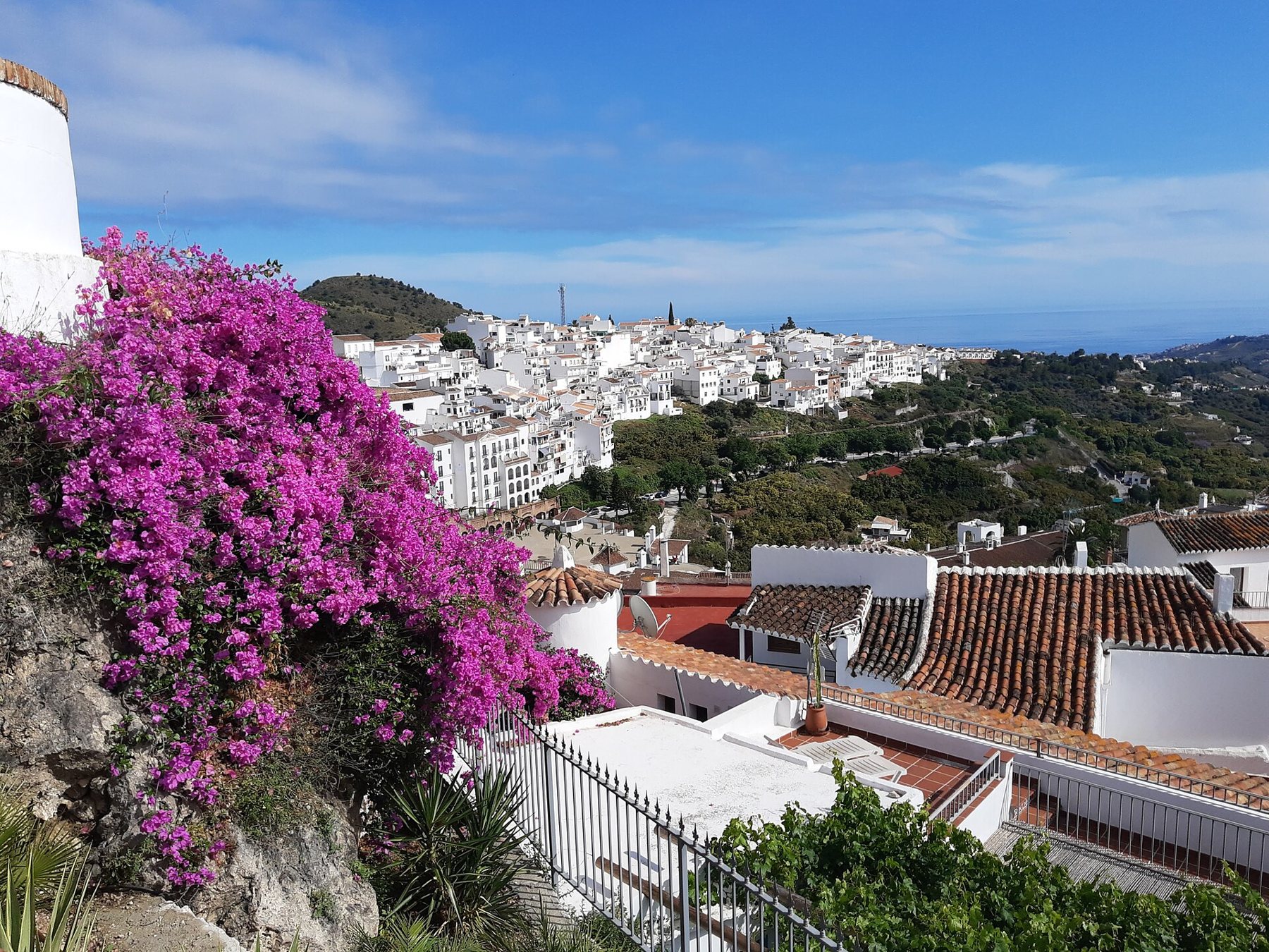 Frigiliana – udsigt over Axarquía mod havet