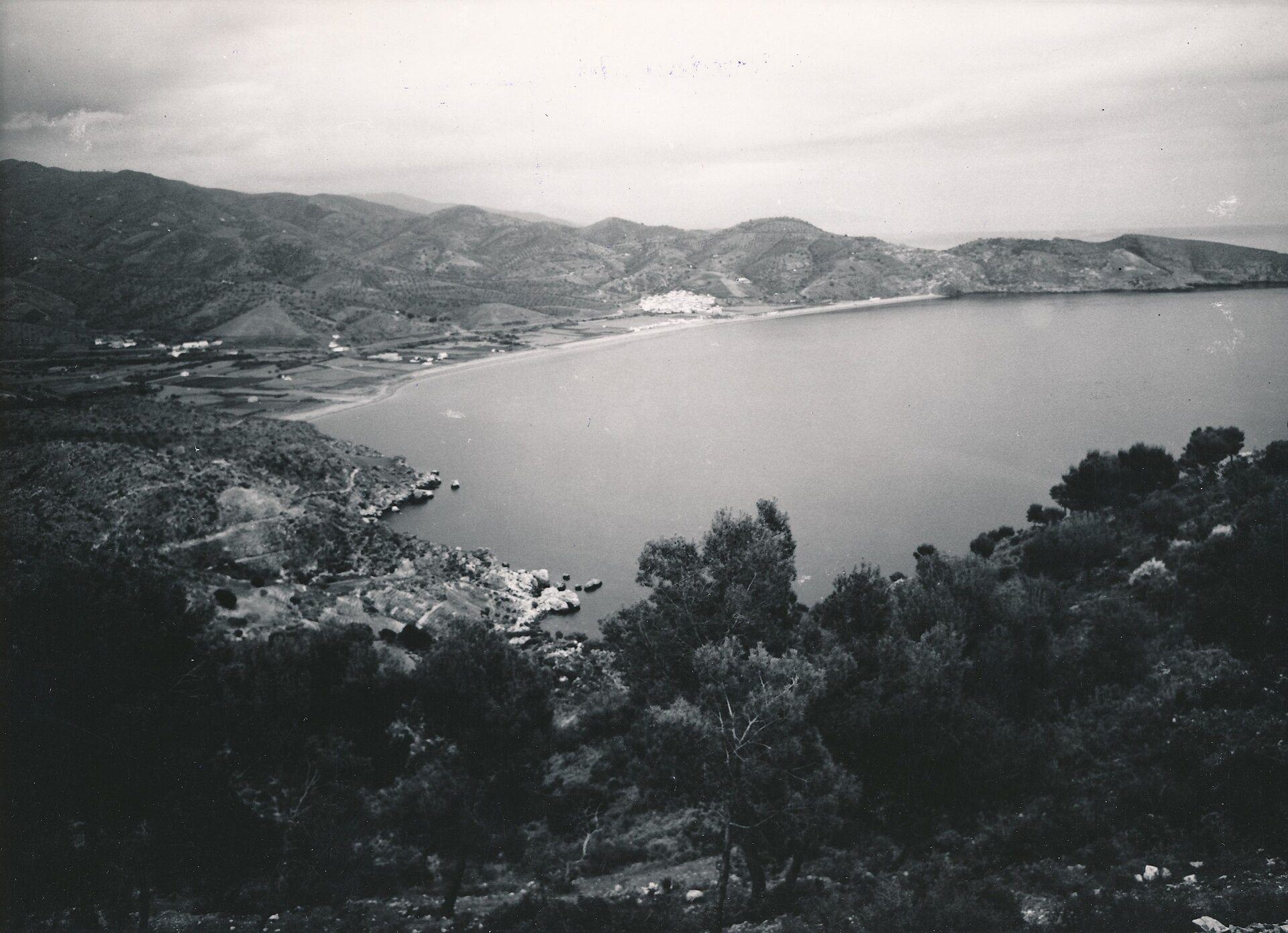 La Herradura y la carretera hacia Almería, 1957