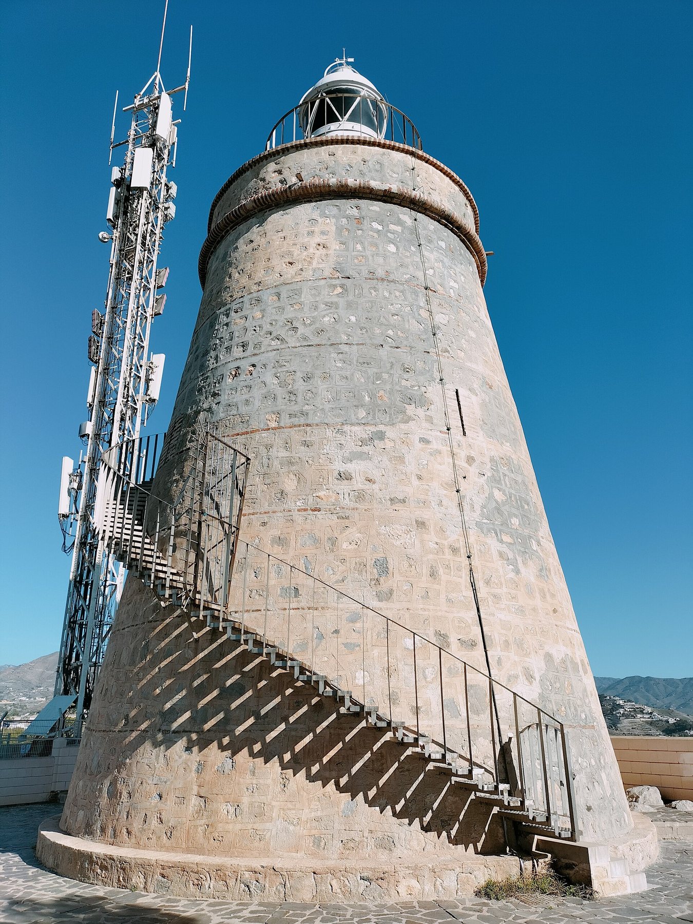 The lighthouse at Punta de la Mona – a Moorish watchtower, restored in the 18th century
