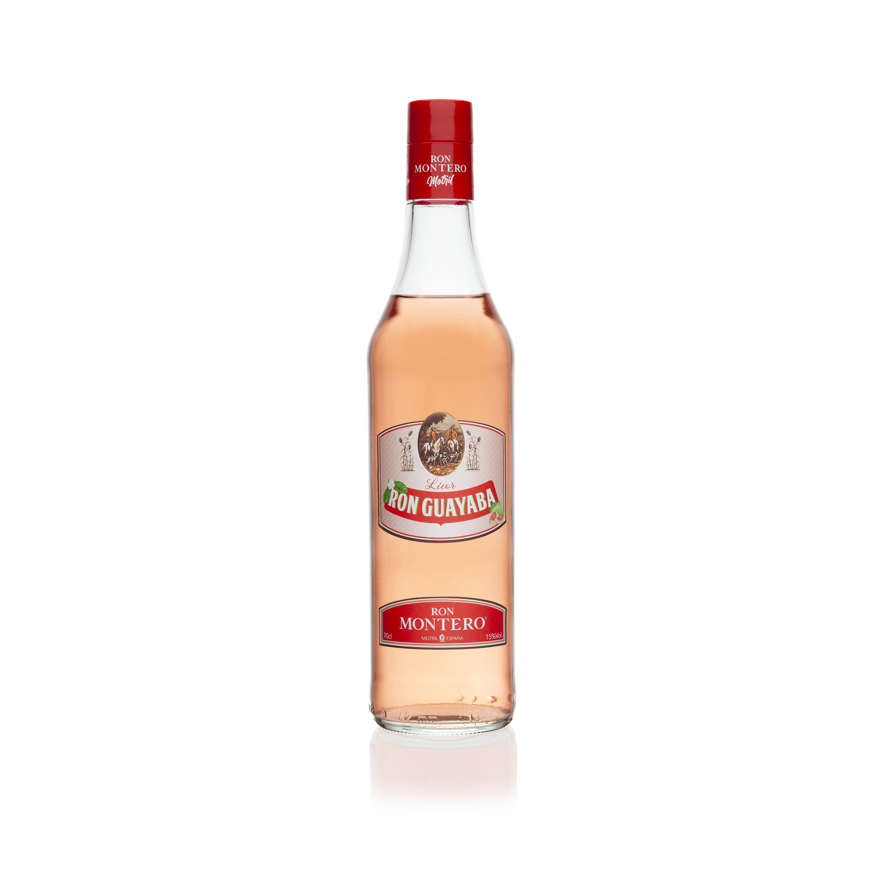 Montero guavalikør, flaske